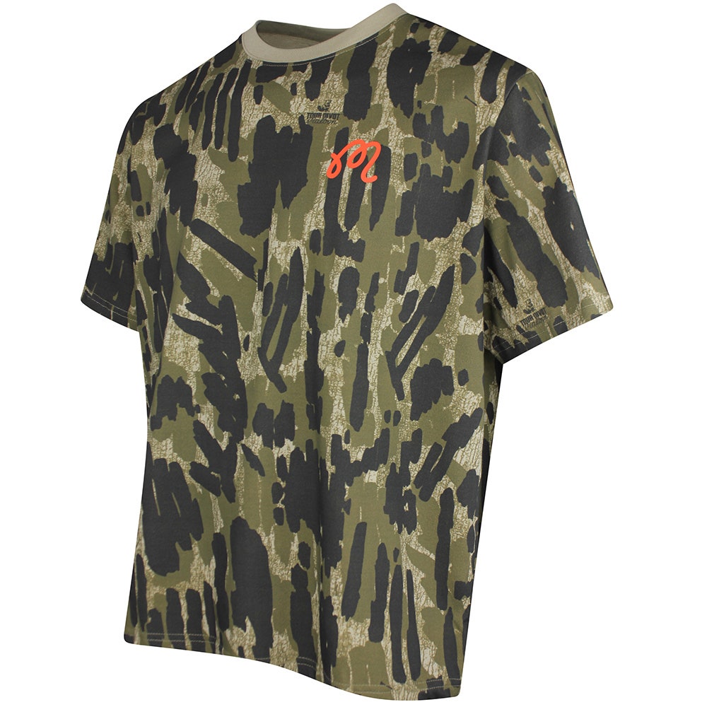 Malbon Golf T-Shirt - Bermuda Tee Tour Divot Camo - Bark Camo SS26