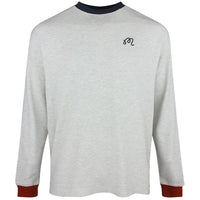 Malbon Golf T-Shirt - Gorse Heritage Tee - Heather Oatmeal FA26