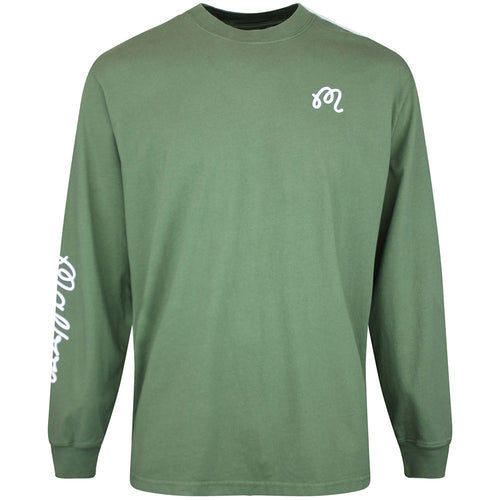 Malbon Golf T-Shirt - Gorse Tee - Olivine SS26