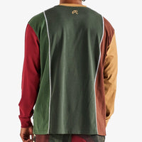 Malbon Golf T-Shirt - Gridline Tee - Olive FA26