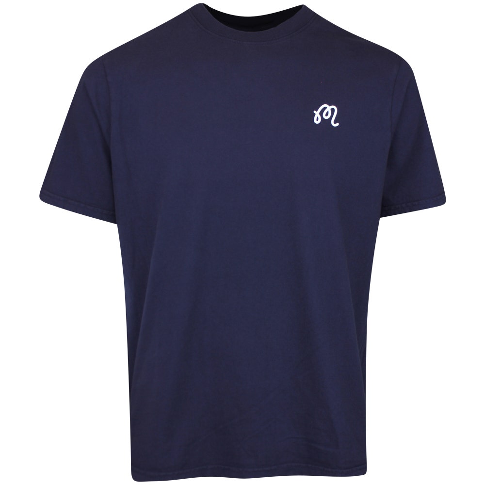 Malbon Golf T-Shirt - Oakwood Tee - Navy FA25
