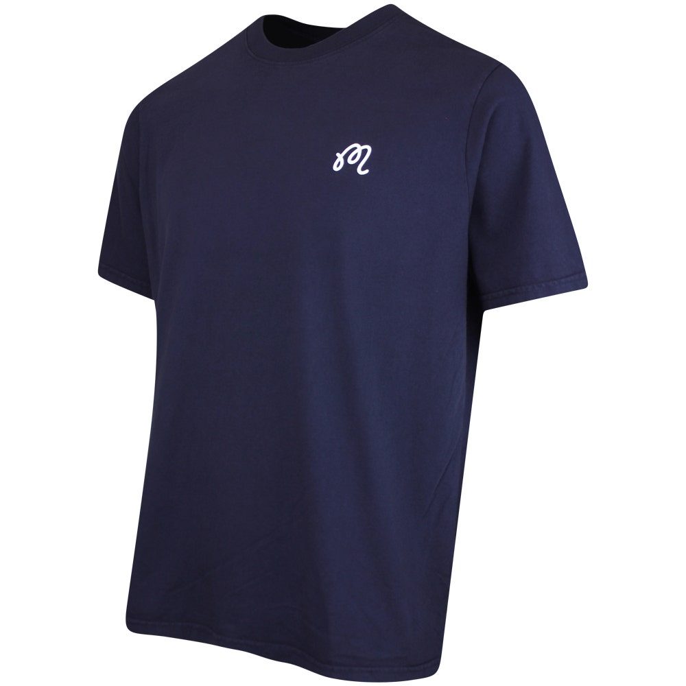 Malbon Golf T-Shirt - Oakwood Tee - Navy FA25