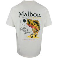 Malbon Golf T-Shirt - Sinker Tee - Ivory AW24