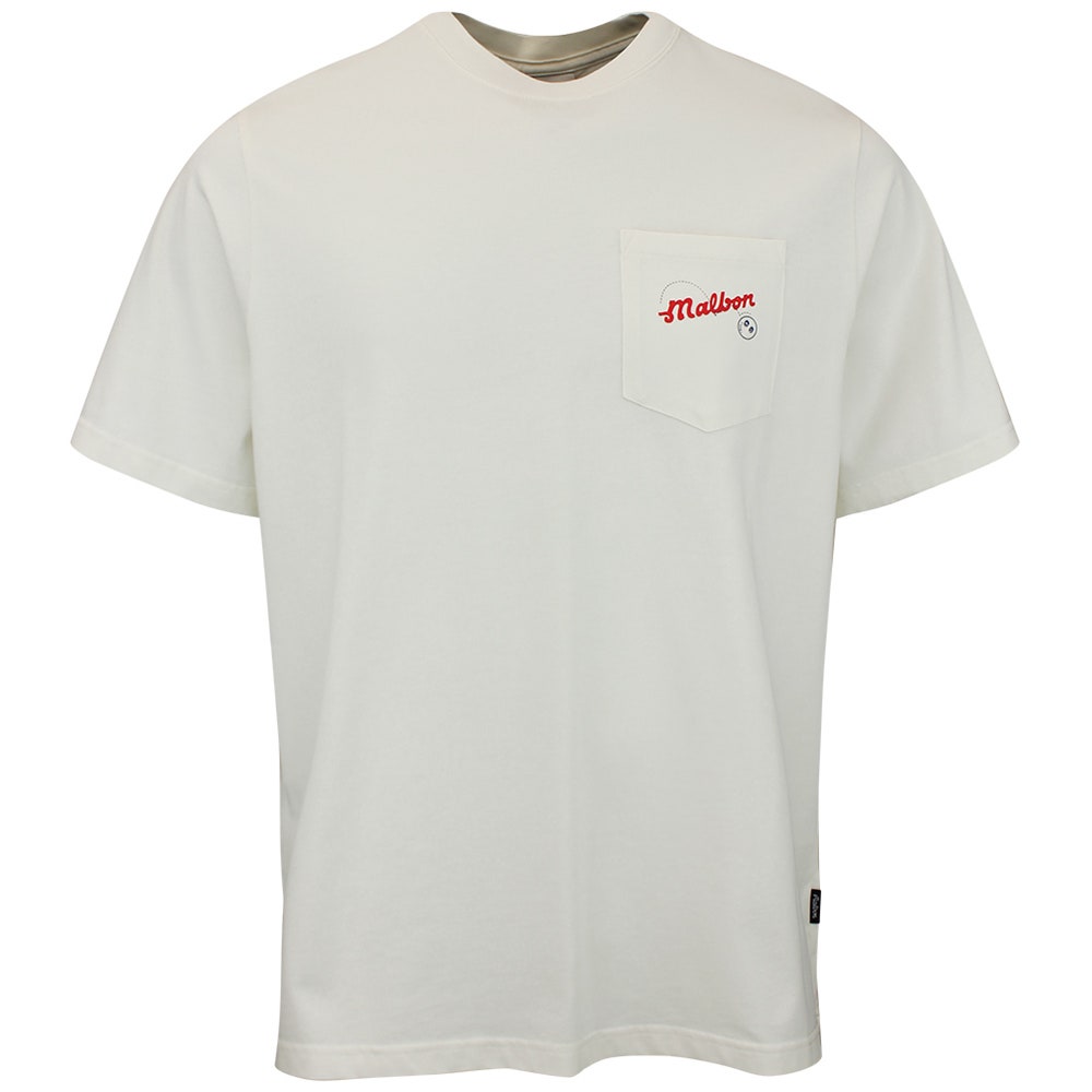 Malbon Golf T-Shirt - Vista Demand Tee - Ivory FA26