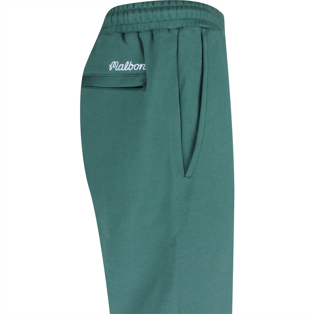 Malbon Golf Trousers - Bon Script Sweatpant - Hunter Green HO25