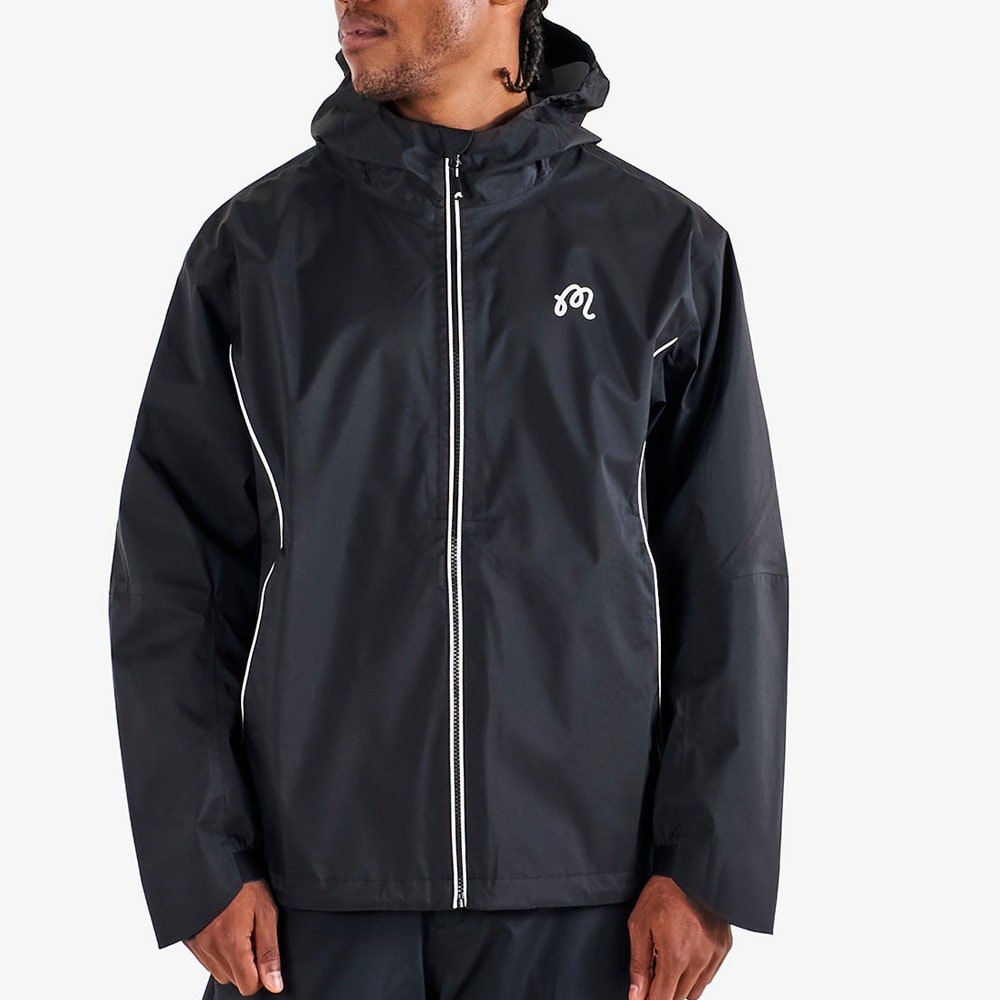 Malbon Waterproof Golf Jacket - Cloud Burst Rain Jkt - Black 2026