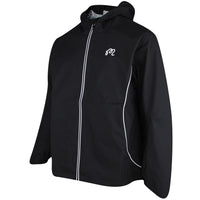Malbon Waterproof Golf Jacket - Cloud Burst Rain Jkt - Black 2026