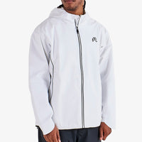 Malbon Waterproof Golf Jacket - Cloud Burst Rain Jkt - White FA25