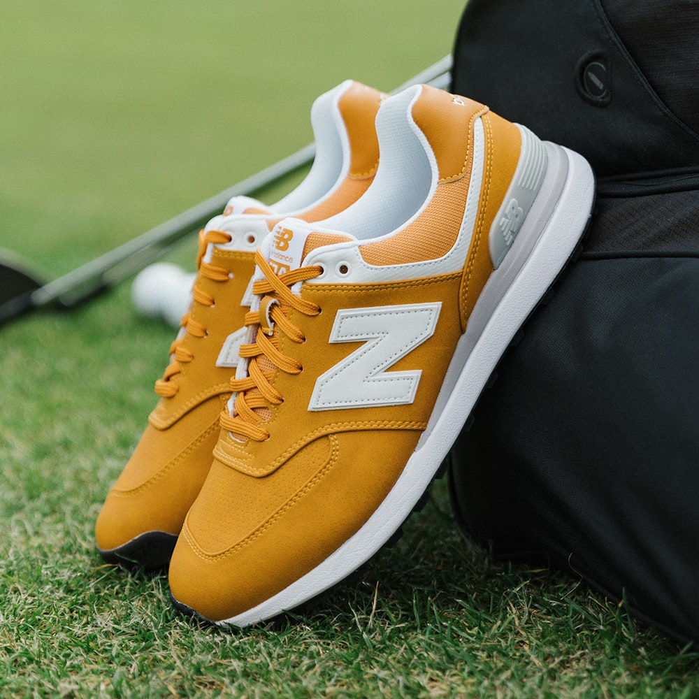 New Balance Golf Shoes - 574 Greens V2 - Wheat 2024
