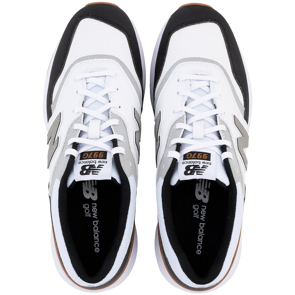 New Balance Golf Shoes - 997 Spiked - White - Black 2026