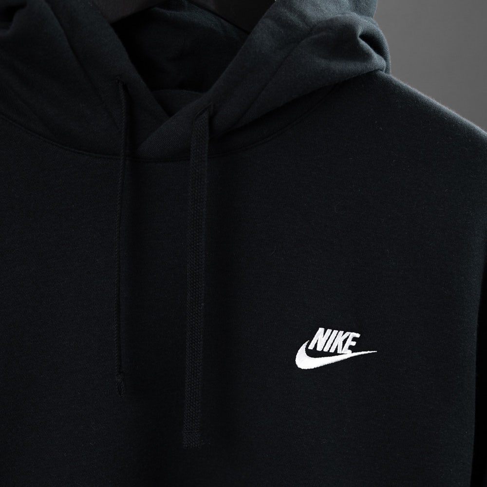 Nike Golf Hoodie - NSW Club Fleece Pullover - Black SP25