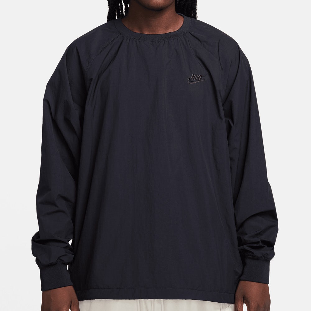 Nike Golf Pullover - NK Club Woven Windshirt - Black SS25