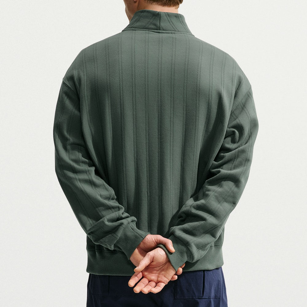 Nike Golf Pullover - NK TF Fairway Fresh HZ - Camo Green FA26