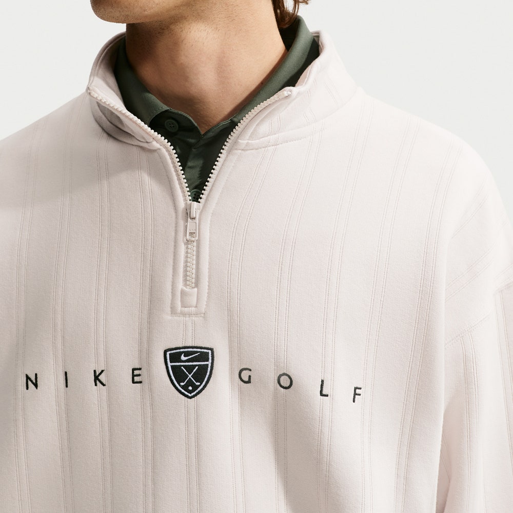 Nike Golf Pullover - NK TF Fairway Fresh HZ - Lt Orewood FA26