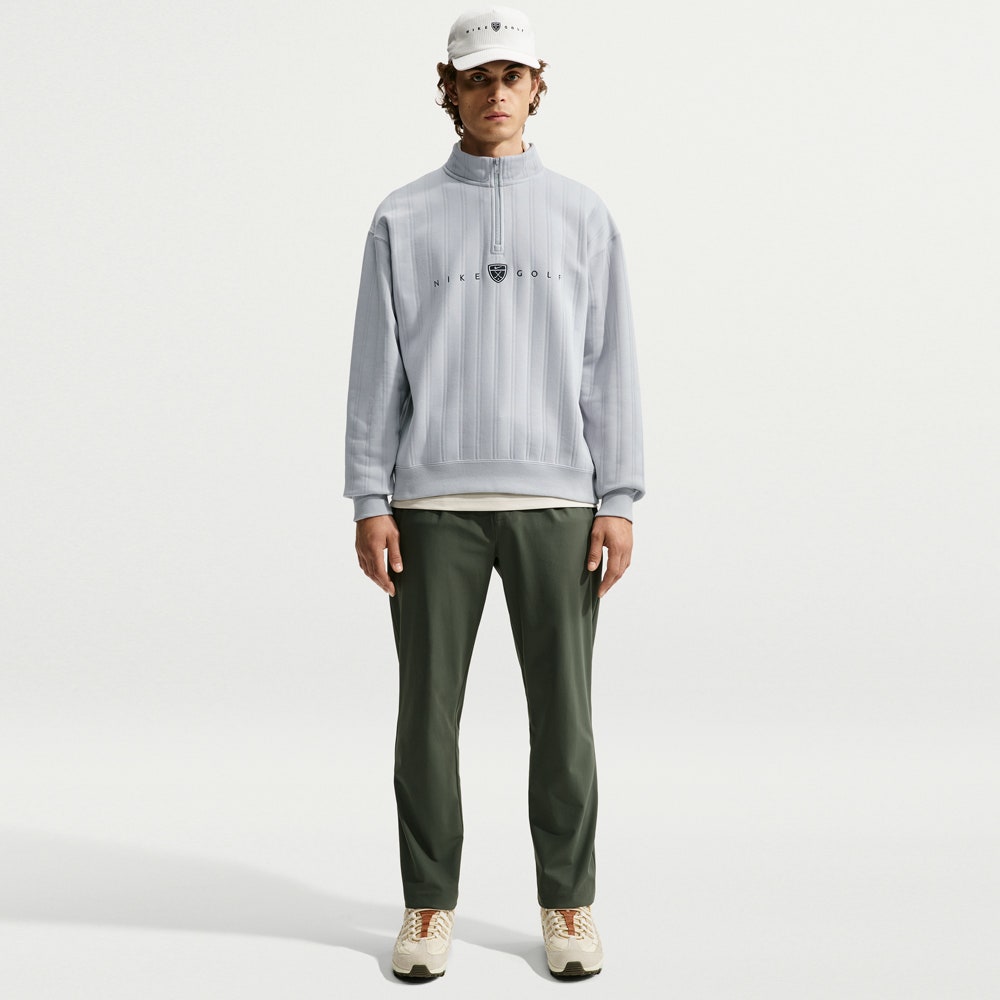 Nike Golf Pullover - NK TF Fairway Fresh HZ - Wolf Grey FA26