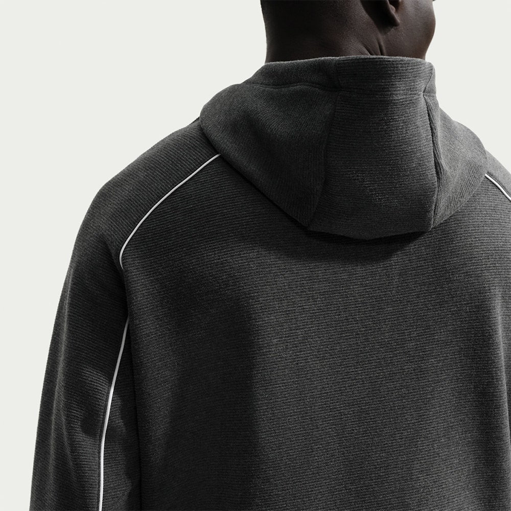 Nike Golf Pullover - NK TF Par 5 Hoodie - Black Melange SP26