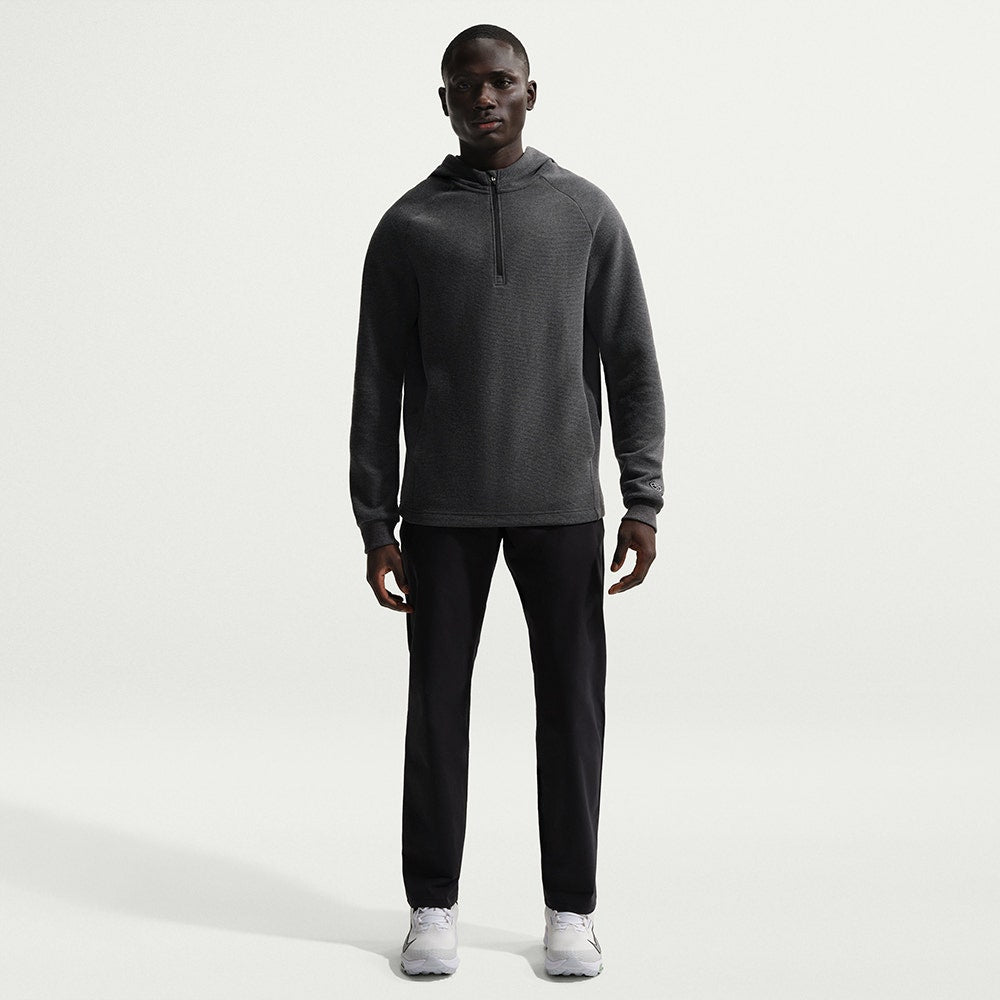 Nike Golf Pullover - NK TF Par 5 Hoodie - Black Melange SP26