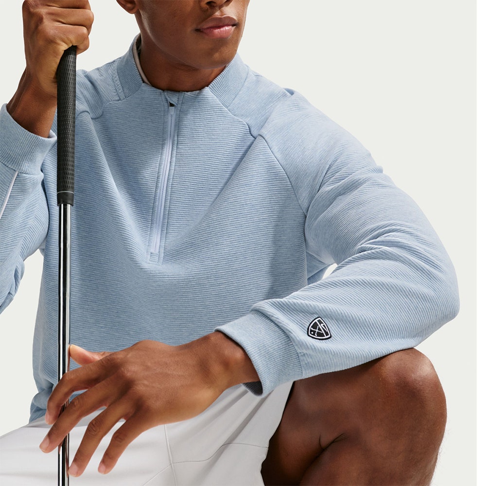 Nike Golf Pullover - NK TF Par 5 HZ - Work Blue SP26