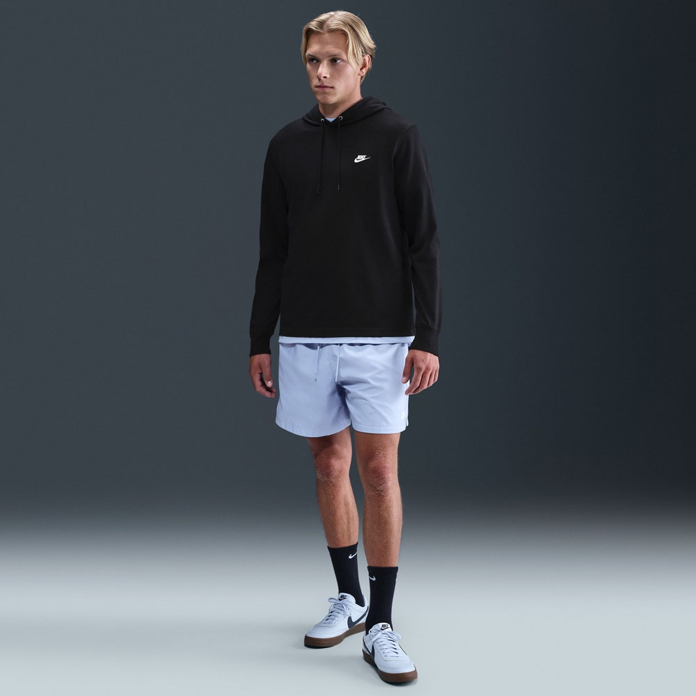 Nike Golf Pullover - NSW Knitted Club Fleece Hoodie - Black FA25