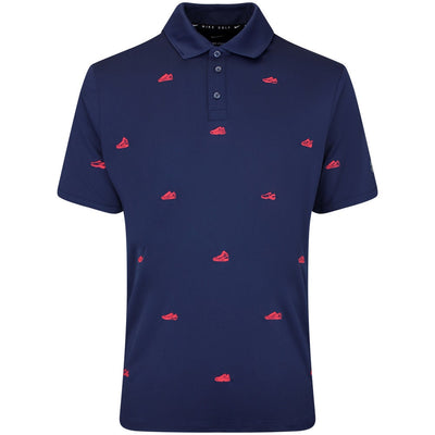 Nike Golf Shirt - NK DF Par 5 Embroidered Polo - College Navy SU26