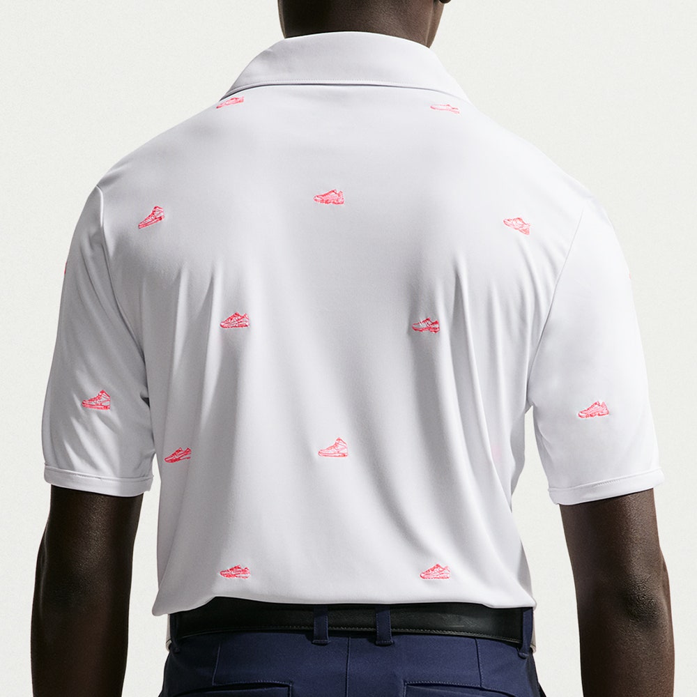 Nike Golf Shirt - NK DF Par 5 Embroidered Polo - White SU26