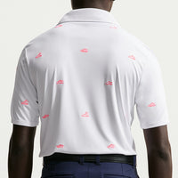 Nike Golf Shirt - NK DF Par 5 Embroidered Polo - White SU26