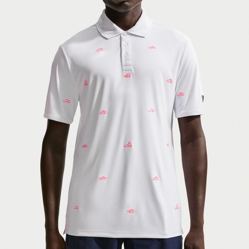 Nike Golf Shirt - NK DF Par 5 Embroidered Polo - White SU26