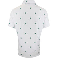 Nike Golf Shirt - NK DF Par 5 Seve Stack Polo - White - Malachite SP26