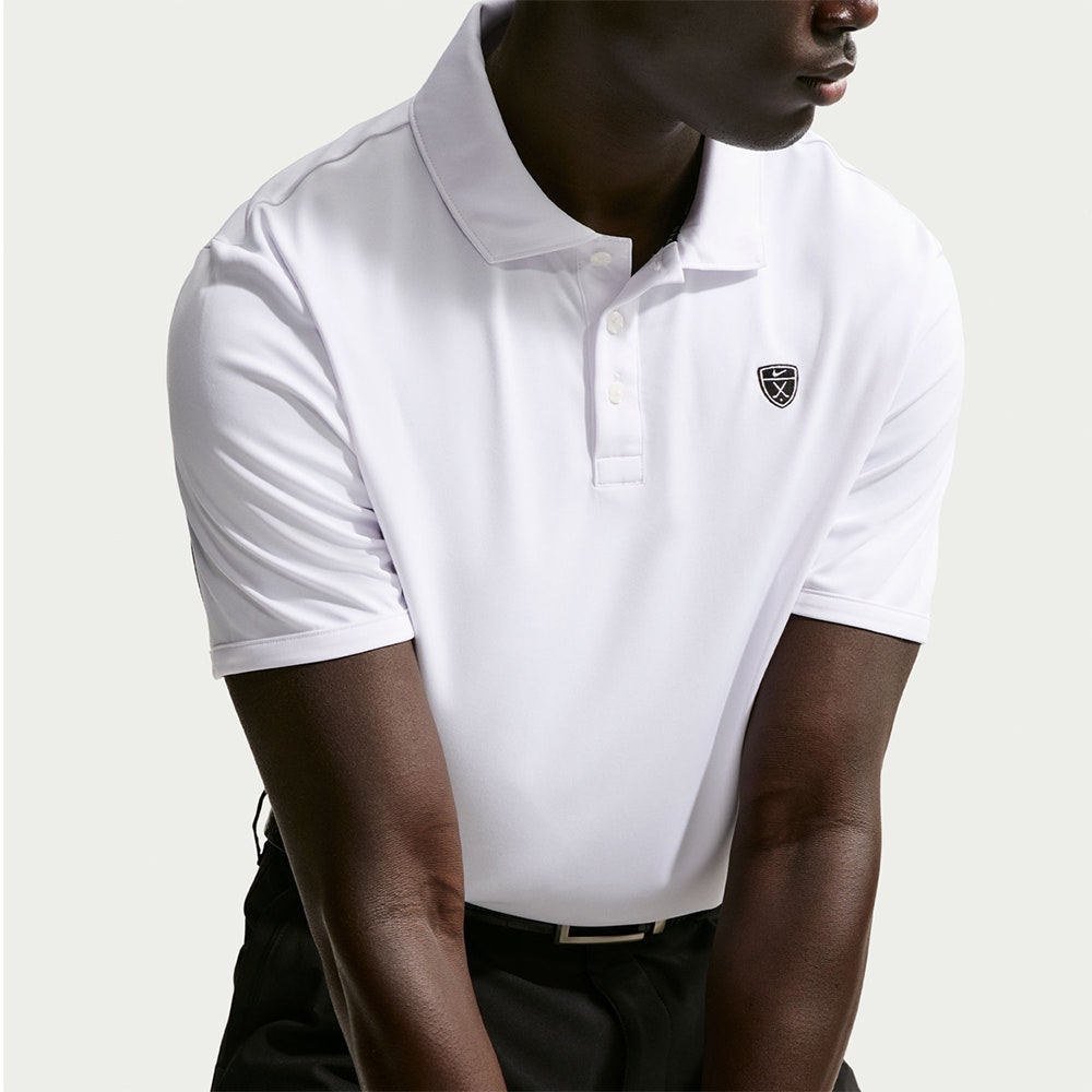 Nike Golf Shirt - NK DF Par 5 Solid Polo - White SP26