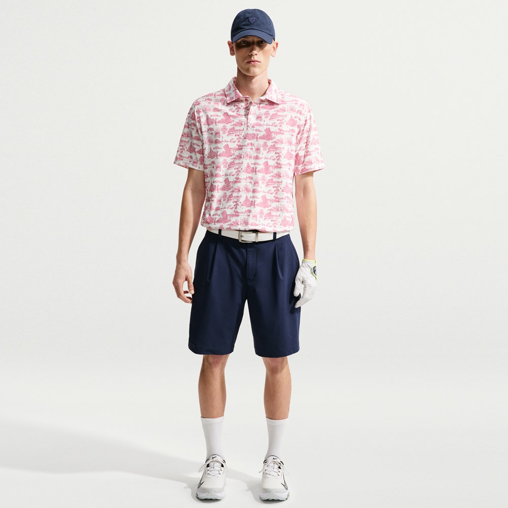 Nike Golf Shirt - NK DF TP Toile Polo - Peony FA26