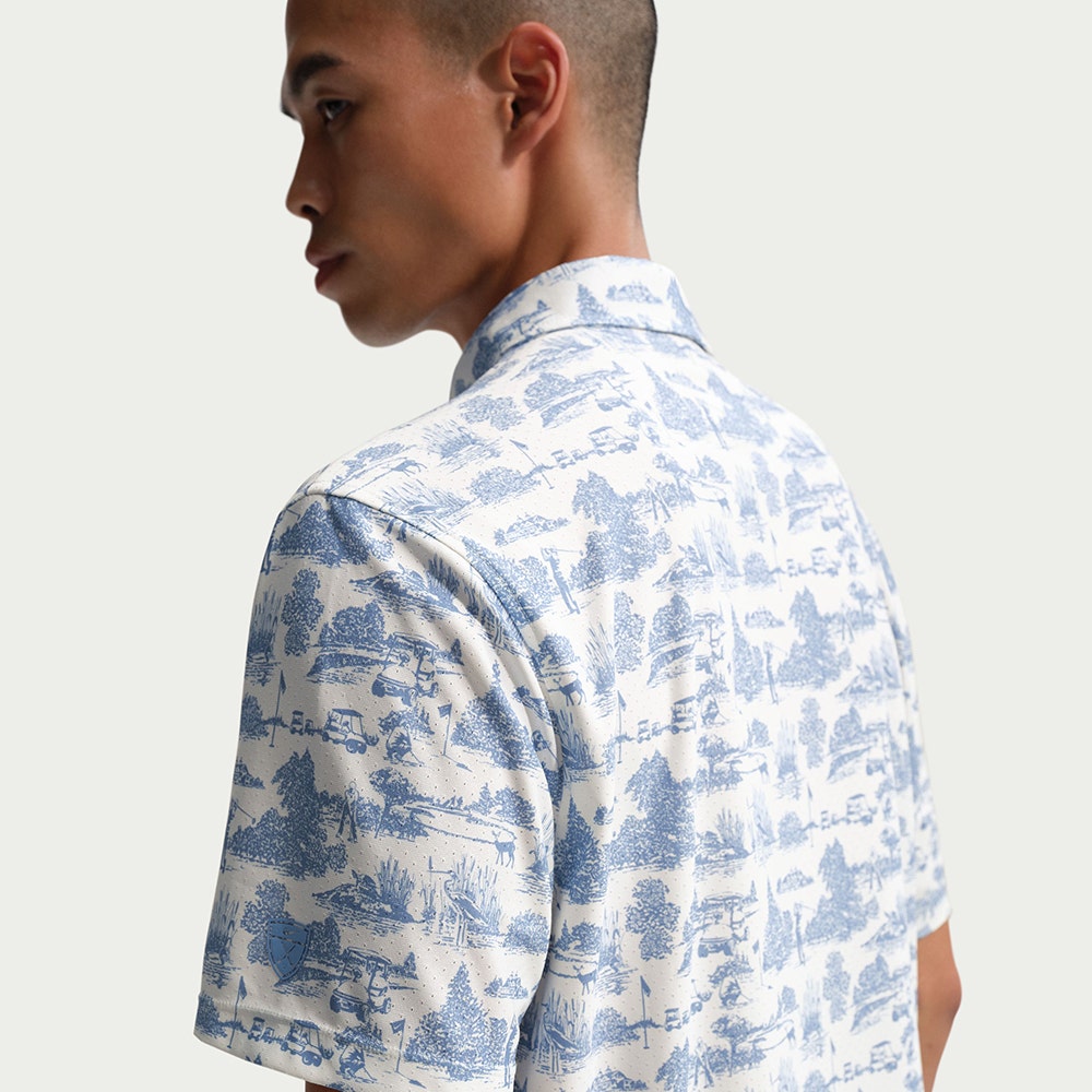 Nike Golf Shirt - NK DF TP Toile Polo - Work Blue SP26