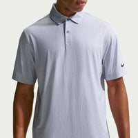Nike Golf Shirt - NK DF Velocity Micro Print Polo - Wolf Grey SU26