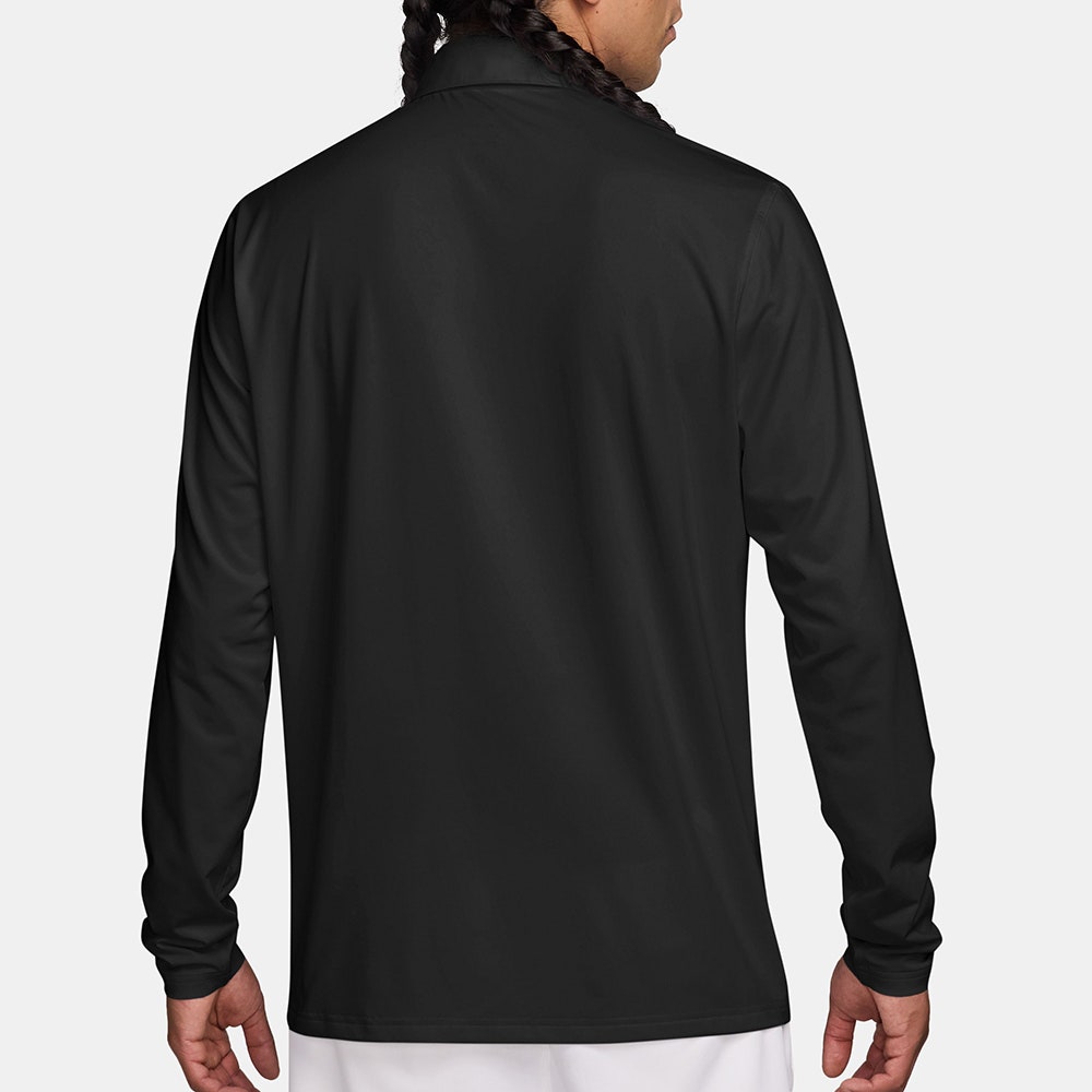 Nike Golf Shirt - NK DF Velocity Solid LS Polo - Black SU26