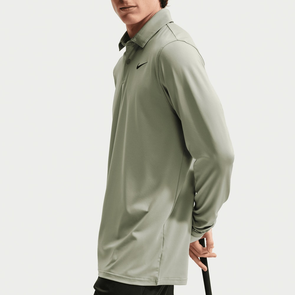 Nike Golf Shirt - NK DF Velocity Solid LS Polo - Jade Horizon FA26