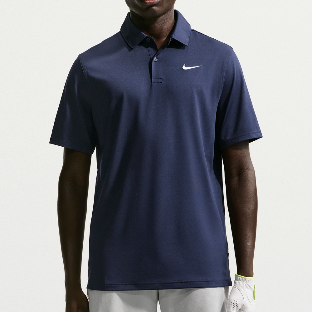 Nike Golf Shirt - NK DF Velocity Solid Polo - College Navy SP26