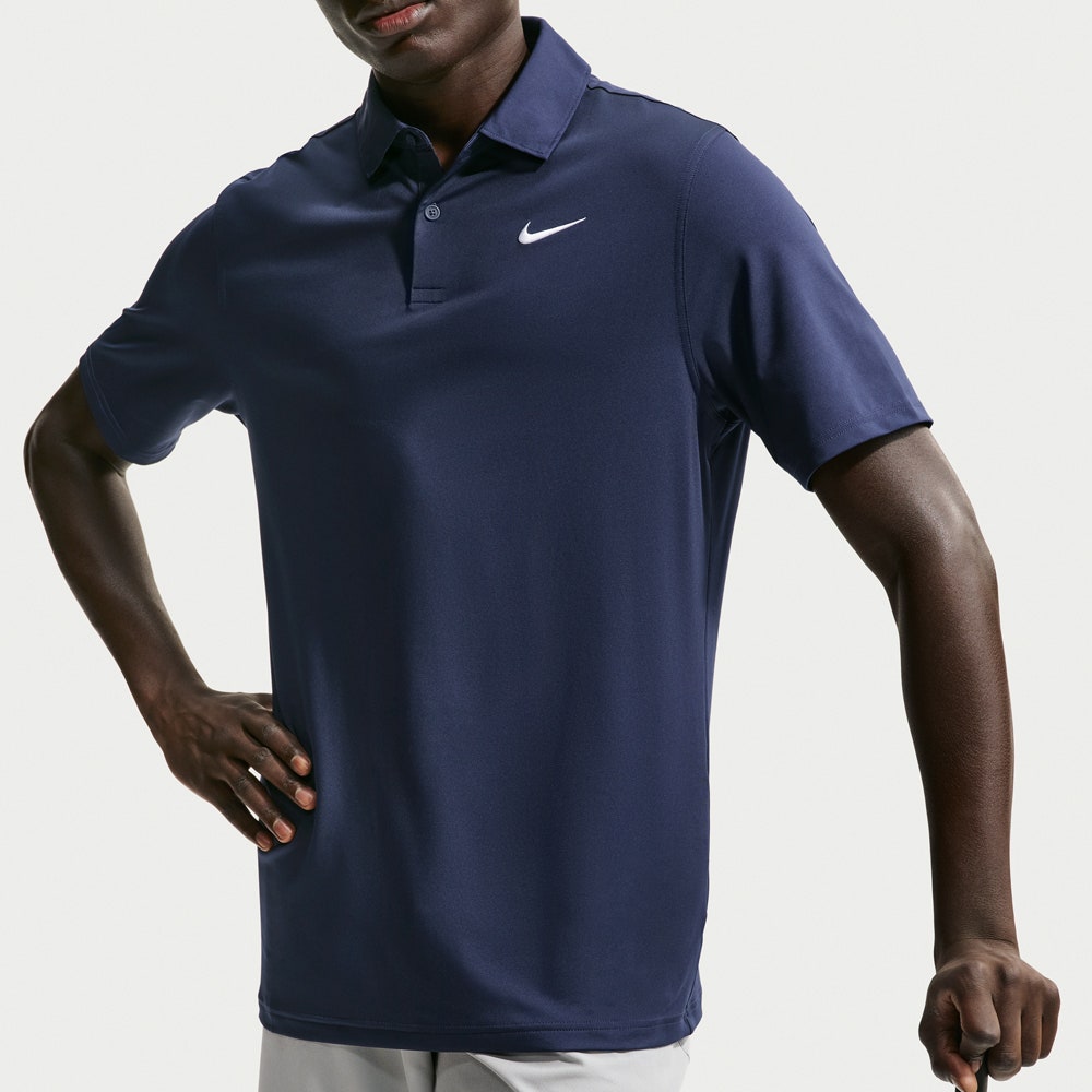 Nike Golf Shirt - NK DF Velocity Solid Polo - College Navy SP26