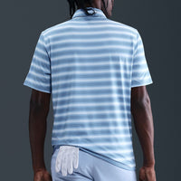 Nike Golf Shirt - NK DF Velocity Stripe Polo - Work Blue SU26