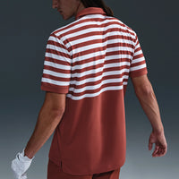 Nike Golf Shirt - NK DF Victory+ Block Stripe Polo - Mars Stone SU25