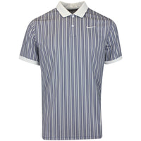Nike Golf Shirt - NK DF Victory+ Stripe Polo - Wolf Grey HO25