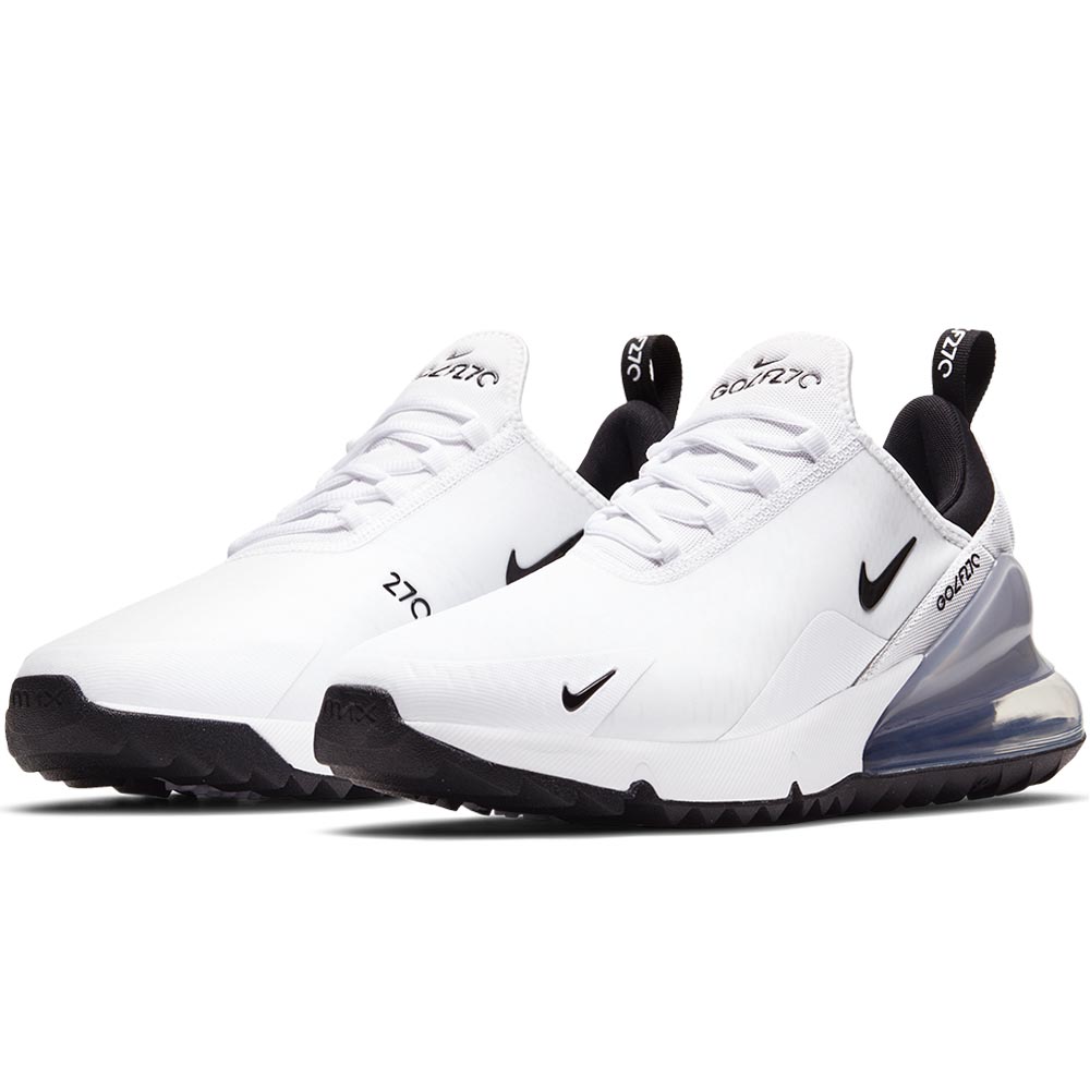 Nike Golf Shoes - Air Max 270 G - White - Platinum SP26