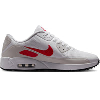 Nike Golf Shoes - Air Max 90 G - White - Fire Red FA26