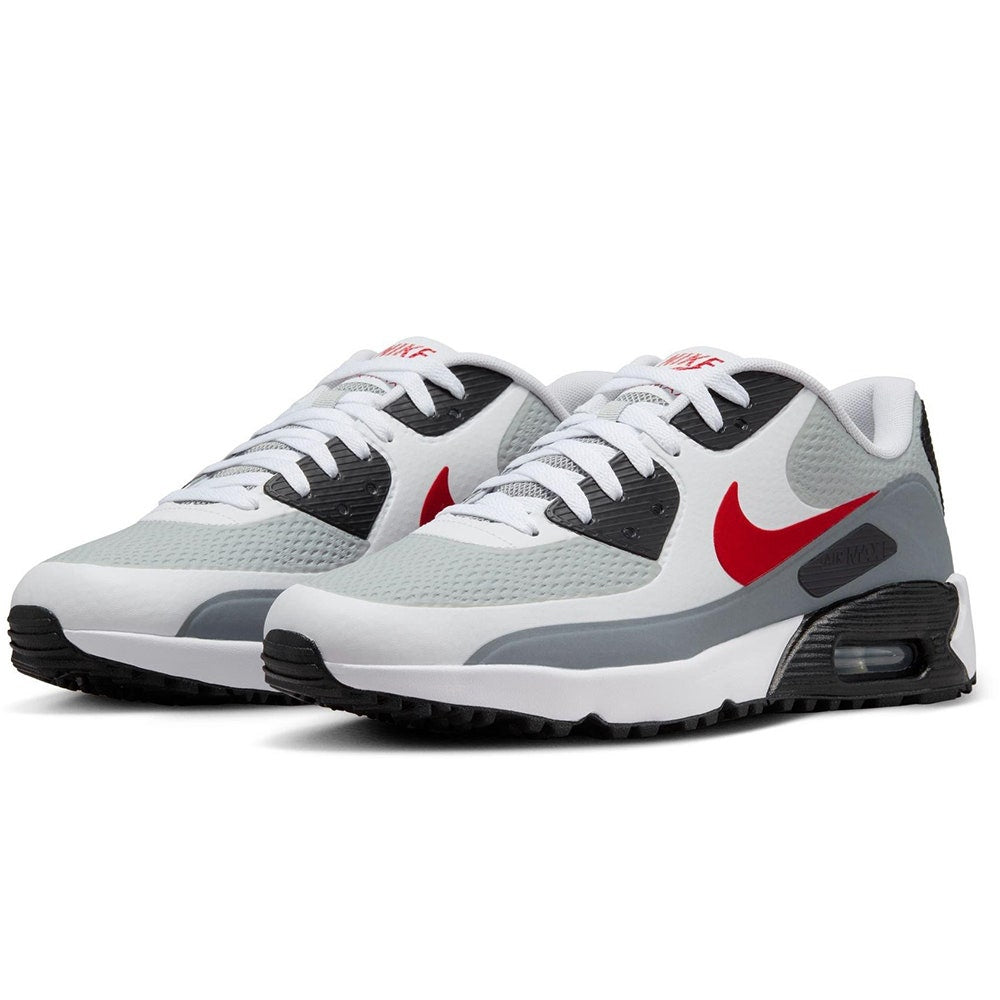 Nike Golf Shoes - Air Max 90 G - White - Smoke Grey SU26