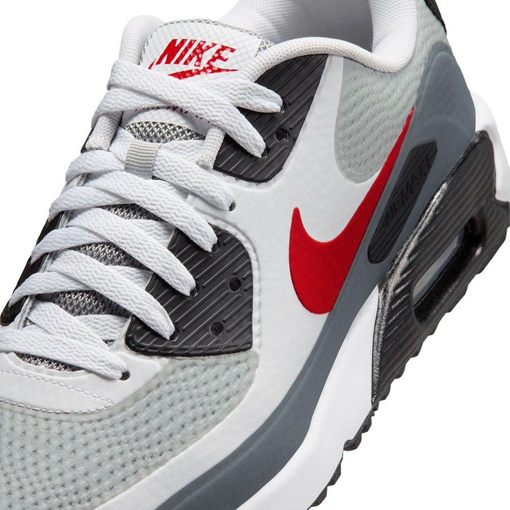 Nike Golf Shoes - Air Max 90 G - White - Smoke Grey SU26