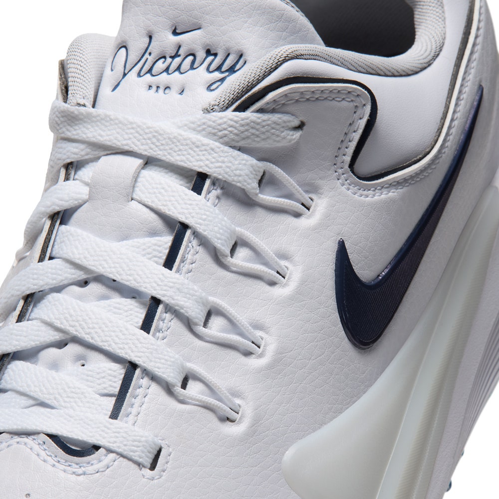 Nike Golf Shoes - Victory Pro 4 - White - Midnight Navy HO26