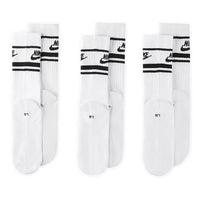 Nike Golf Socks - Sportswear Essential Crew - 3 Pk White - Black SP26