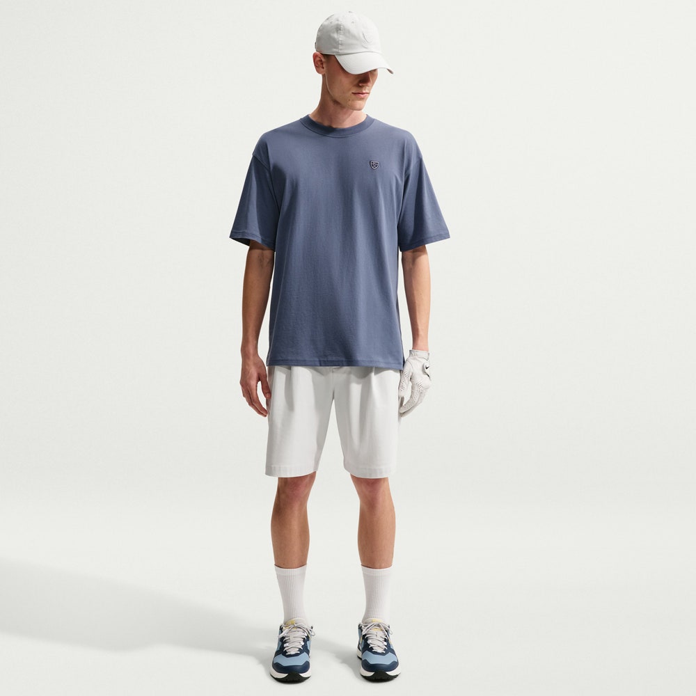 Nike Golf T-Shirt - NK Loose Fit Open Camo Tee - Diffused Blue FA26