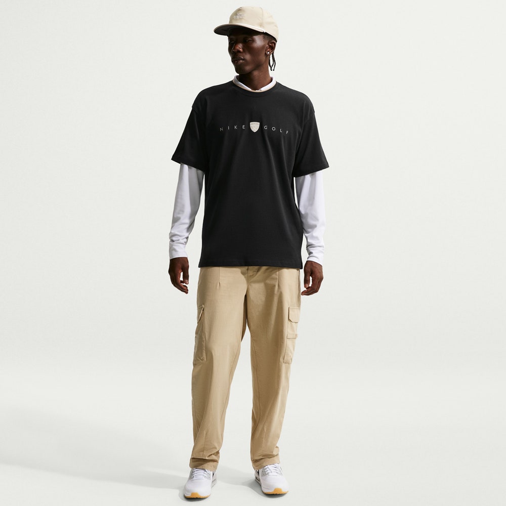 Nike Golf T-Shirt - NK Retro Loose Fit Tee - Black SU26
