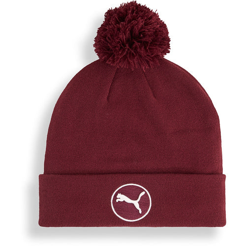 PUMA Golf Beanie - WRMLBL Removable Pom - Ruby Shimmer AW25