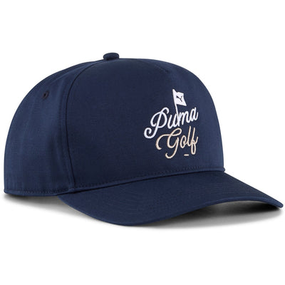 PUMA Golf Cap - Flagstick Snapback - Deep Navy SS26