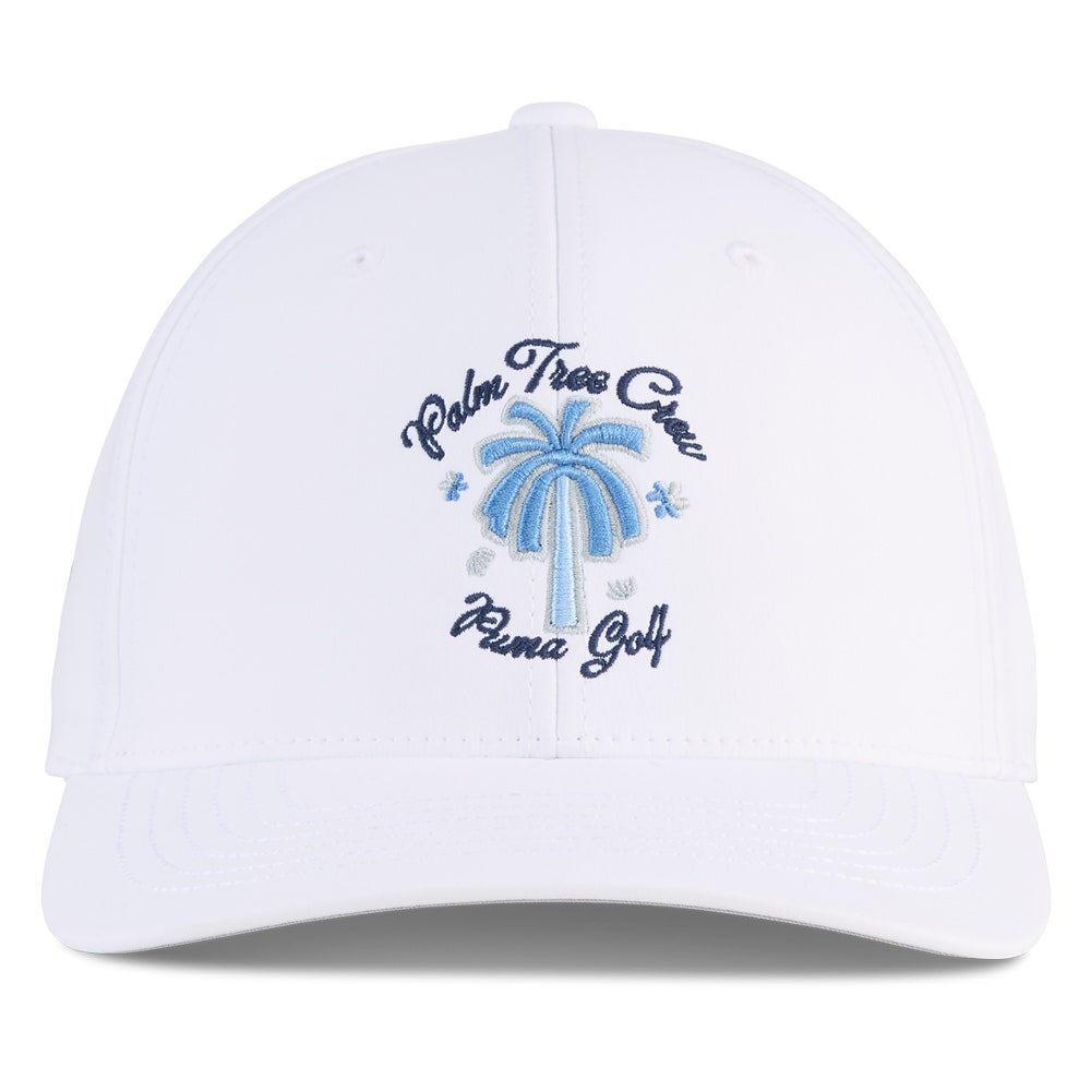 PUMA Golf Cap - PTC Palm Snapback - White Glow AW25